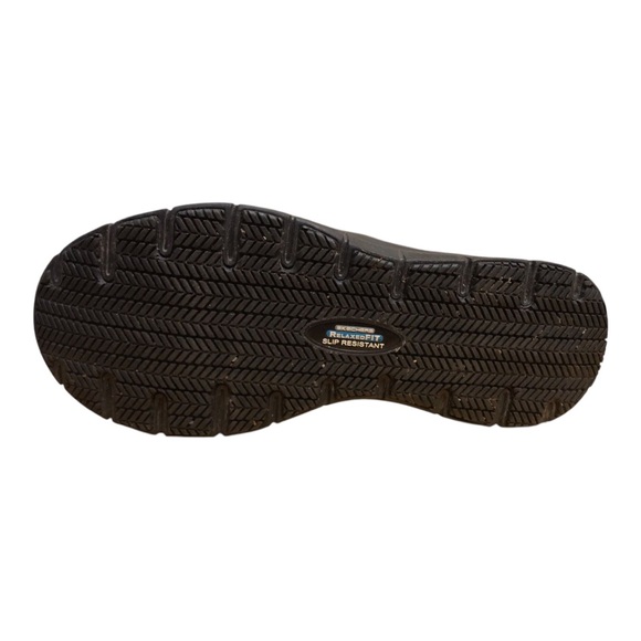 Skechers Men's Flex Relaxed Fit Memory Foam from Skechers Works. Slip Resistant - Picture 5 of 6
